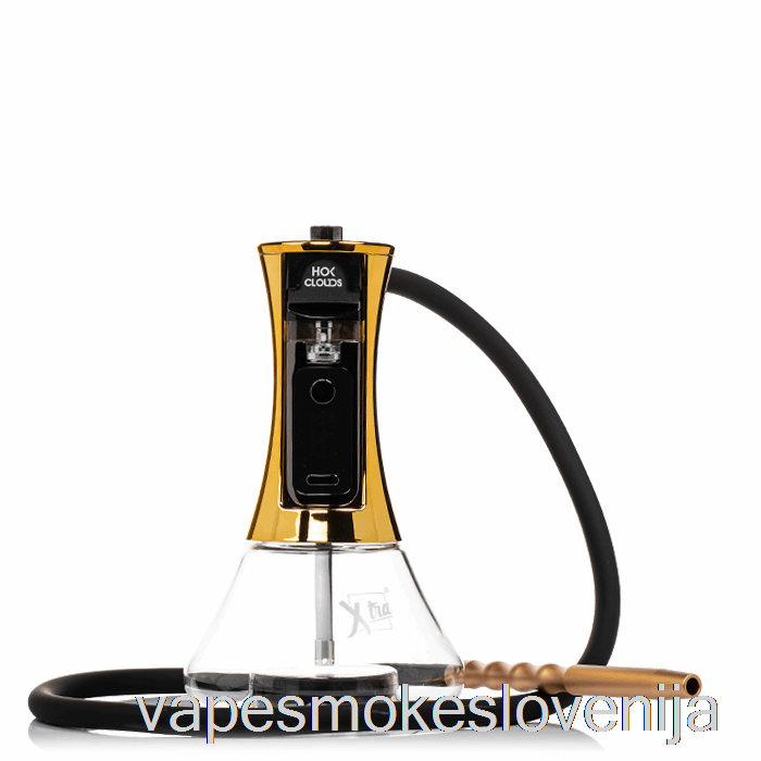 Vape Za Enkratno Uporabo Xtra Hok Clouds E-Hookah Kit Golden